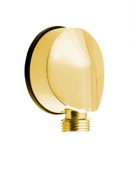 Sapho Stěnový vývod sprchy průměr 50mm zlato