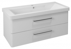 Sapho Theia Skříňka po umyvadlo 101,4x43,3x44,2cm, 2x zásuvka, bílá (TH105) - TH105-3030