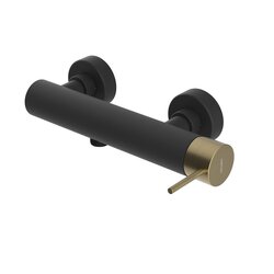 Sapho ULTRAMIX Nástěnná sprchová baterie 150mm černá mat/zlato mat