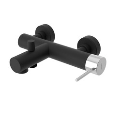 Sapho ULTRAMIX Nástěnná vanová baterie 150mm černá mat/chrom