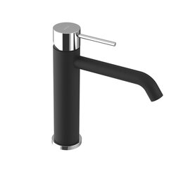 Sapho ULTRAMIX stojánková umyvadlová baterie střední černá mat/chrom