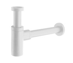 Sapho Umyvadlový sifon 5/4\", odpad 32 mm, kulatý, bílá mat