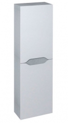 Náhled obrázku: Sapho Wave Koupelnová skříňka vysoká 40x140x20cm, levá/pravá, bílá/dub stříbrný (WA250LP) 