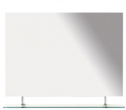 Sapho Wega Zrcadlo s policí 100x80 cm