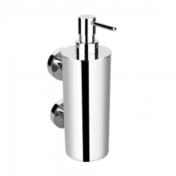 Sapho X-ROUND Dávkovač mýdla bez vrtání k nalepení 550 ml, chrom