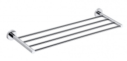 Sapho X-ROUND E polička na ručníky 650mm, chrom