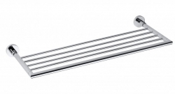 Sapho X-ROUND polička na ručníky výklopná 650 mm, chrom