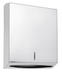 Sapho Zásobník na papírové ručníky 285x370x105mm, broušená nerez