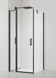 SAT Fusion Sprchový kout čtverec 80x80 cm černá mat SATFUDP80S80C