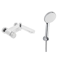 SAT Fusion Vanová baterie s vanovým setem 150 mm chrom SATBSFU222BSSET