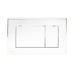 SAT Ovládací wc tlačítko plast chrom lesk SATAT21