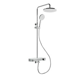 SAT Sprchový systém s vanovým termostatem bílá/chrom SATSSTKP3F