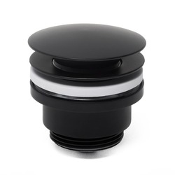 SAT Umyvadlová výpust 5/4, clic-clac černý mat VF785BL