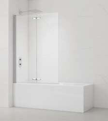 Náhled obrázku: SAT Vanová zástěna skládací 150x105 cm chrom 