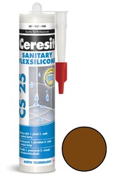 Silikon sanitární Ceresit CS 25 cocoa 280 ml CS2552