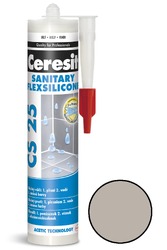 Silikon sanitární Ceresit CS 25 šedá 280 ml CS2507