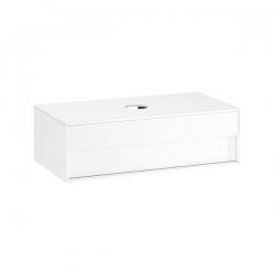 Skříňka pod umyvadlo na desku 100cm Ravak SD Step 1000 bílá/bílá