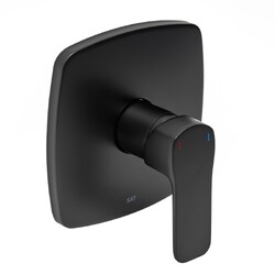 Sprchová baterie SAT Cube Way včetně podomítkového tělesa černá matná CU210C