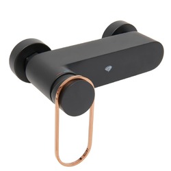 Sprchová baterie SAT Fusion 150 mm černá/bronz SATBSFU268CPCBR