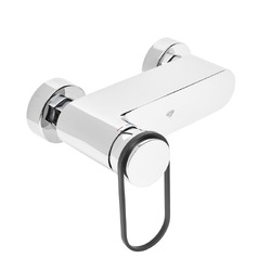 Sprchová baterie SAT Fusion 150 mm páka kulatá černá SATBSFU268KPC