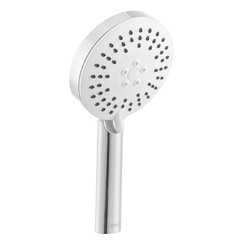 Náhled obrázku: Sprchová hlavice Siko 3 funkce samočistící bílá SIKOBSRS332 