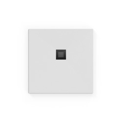 Sprchová vanička čtvercová SAT Alek 90x90 cm litý mramor SATALEK90QB