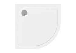 Sprchová vanička čtvrtkruhová SAT Project 90x90 cm litý mramor SATSVPRO90S