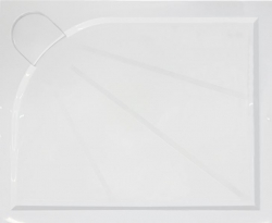 Sprchová vanička obdélníková SAT 140x80 cm litý mramor