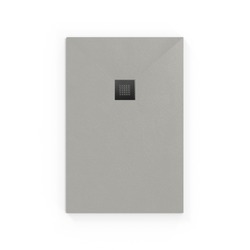 Sprchová vanička obdélníková SAT Alek 120x80 cm litý mramor šedá SATALEK12080S