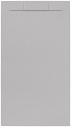 Náhled obrázku: Sprchová vanička obdélníková SAT Fusion 100x90 cm litý mramor Gris Perla SATFU10090GRP 