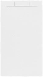 Náhled obrázku: Sprchová vanička obdélníková SAT Fusion 120x80 cm litý mramor Blanco SATFU12080BL 