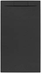 Náhled obrázku: Sprchová vanička obdélníková SAT Fusion 120x80 cm litý mramor Grafito SATFU12080G 