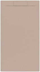 Náhled obrázku: Sprchová vanička obdélníková SAT Fusion 160x80 cm litý mramor Moka SATFU16080MO 