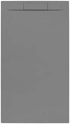 Náhled obrázku: Sprchová vanička obdélníková SAT Fusion 160x90 cm litý mramor Gris SATFU16090GR 