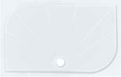 Sprchová vanička obdélníková SAT Limnew 140x90 cm litý mramor