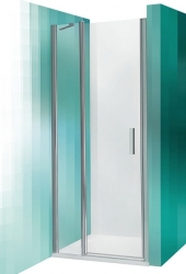 Sprchové dveře jednokřídlé 90cm Roth TDN1/900 Tower Line, stříbrný, sklo čiré