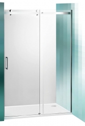 Sprchové dveře posuvné 150cm Roth AMD2/1500 Ambient Line, sklo čiré, brillant