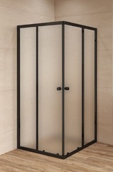 Sprchový kout čtverec 90x90 cm černá SAT Project  SATPROMUQ90CCH