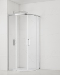 Sprchový kout čtvrtkruh 90x90 cm SAT TEX BB SATTEXSBB90CRT