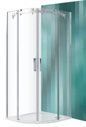 Náhled obrázku: Sprchový kout čtvrtkruhový 90x90cm ROTH AMR2N/900 Ambient Line, sklo čiré, brillant 