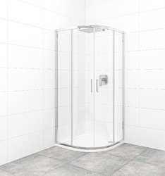 Sprchový kout s vaničkou 80x80 cm SAT TEX SATBKTEXS80CRT