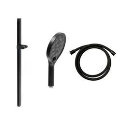 Náhled obrázku: Sprchový set SAT černá matná SATSST31CSETSET1 