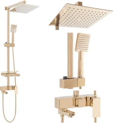 Sprchový sloup s vanovou baterií REA JACK zlato