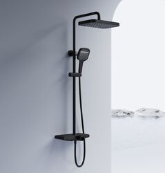 Náhled obrázku:  Sprchový systém REA Bari černá