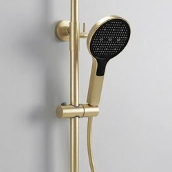 Náhled obrázku:  Sprchový systém Rea Creo Brush Gold