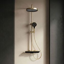 Náhled obrázku:  Sprchový systém REA Farel Brush Gold