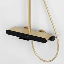 Náhled obrázku:  Sprchový systém REA Farel Brush Gold