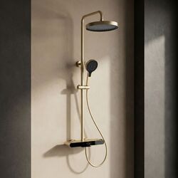 Náhled obrázku:  Sprchový systém REA Farel Brush Gold