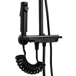 Náhled obrázku:  Sprchový systém REA Savio Led černá