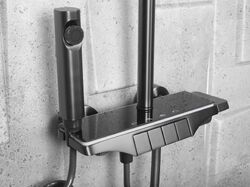 Náhled obrázku:  Sprchový systém REA Savio Led titan